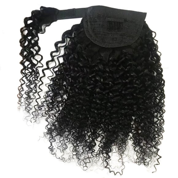?100% Human Hair Ponytail Velcro Natural Color 22 Inches?NWT main image 4